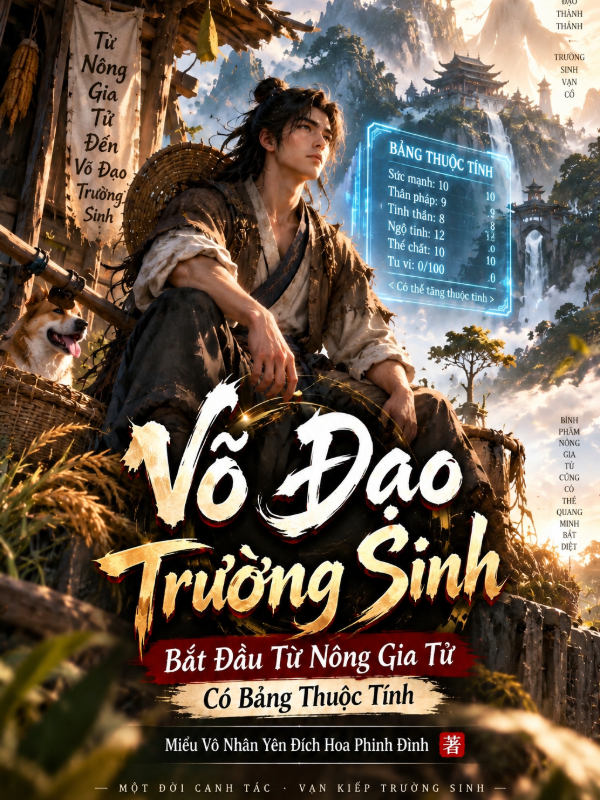Võ Đạo Trường Sinh: Bắt Đầu Từ Nông Gia Tử Có Bảng Thuộc Tính